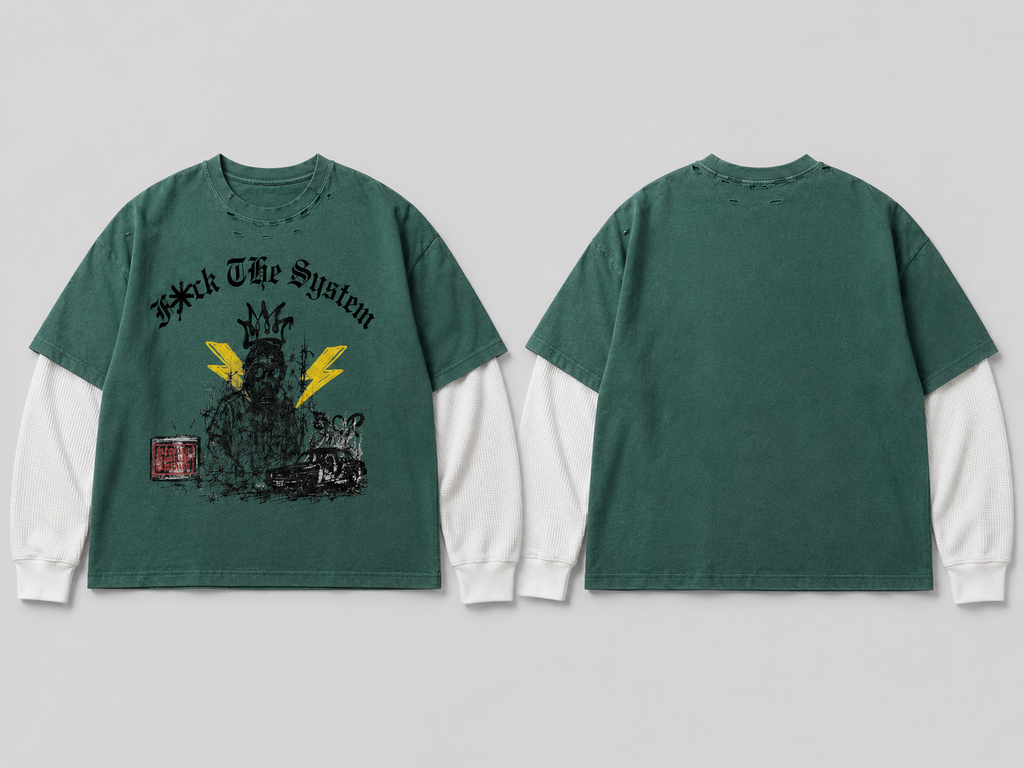 F*ck the System Layered Tee